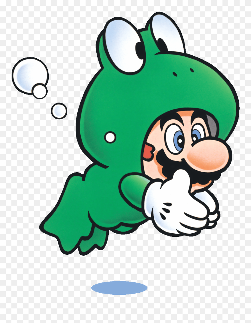 There"s No Doubt That Mario Will Be Exploring Some - Mario In A Frog Suit Clipart