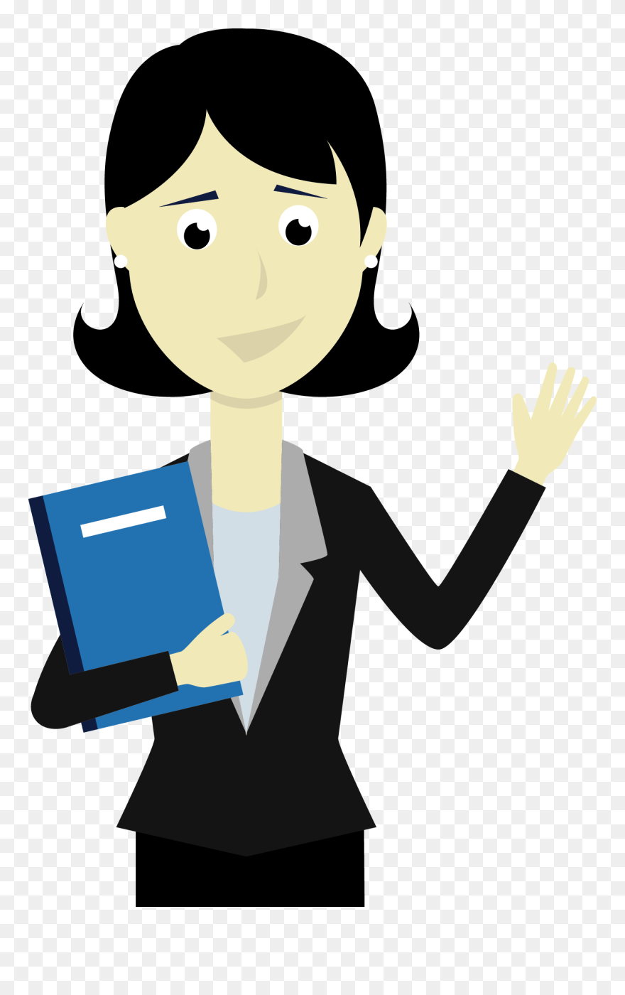Pathway Clipart Career Exploration - Female Managing Director Clipart - Png Download