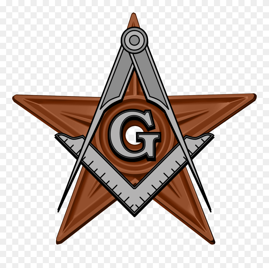 Freemasonry Barnstar - Square And Compass Logo Clipart