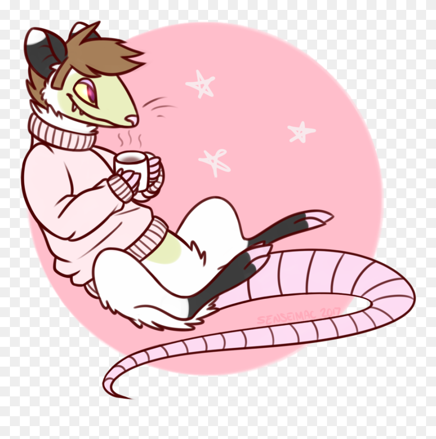 Opossum - Cartoon Clipart