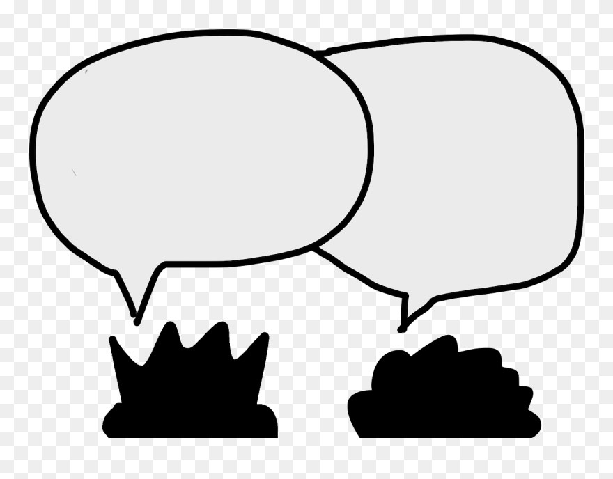 Transparent Clipart Ampel Gelb - Dialogue Cartoon - Png Download