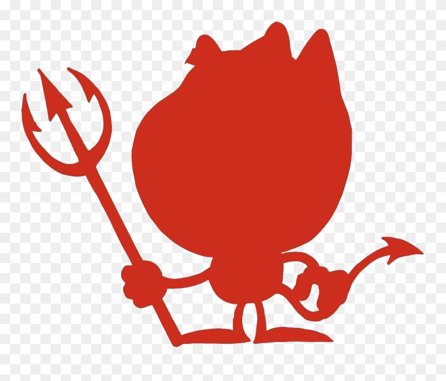 Devil Cartoon Satan Clip Art - Little Devil - Png Download