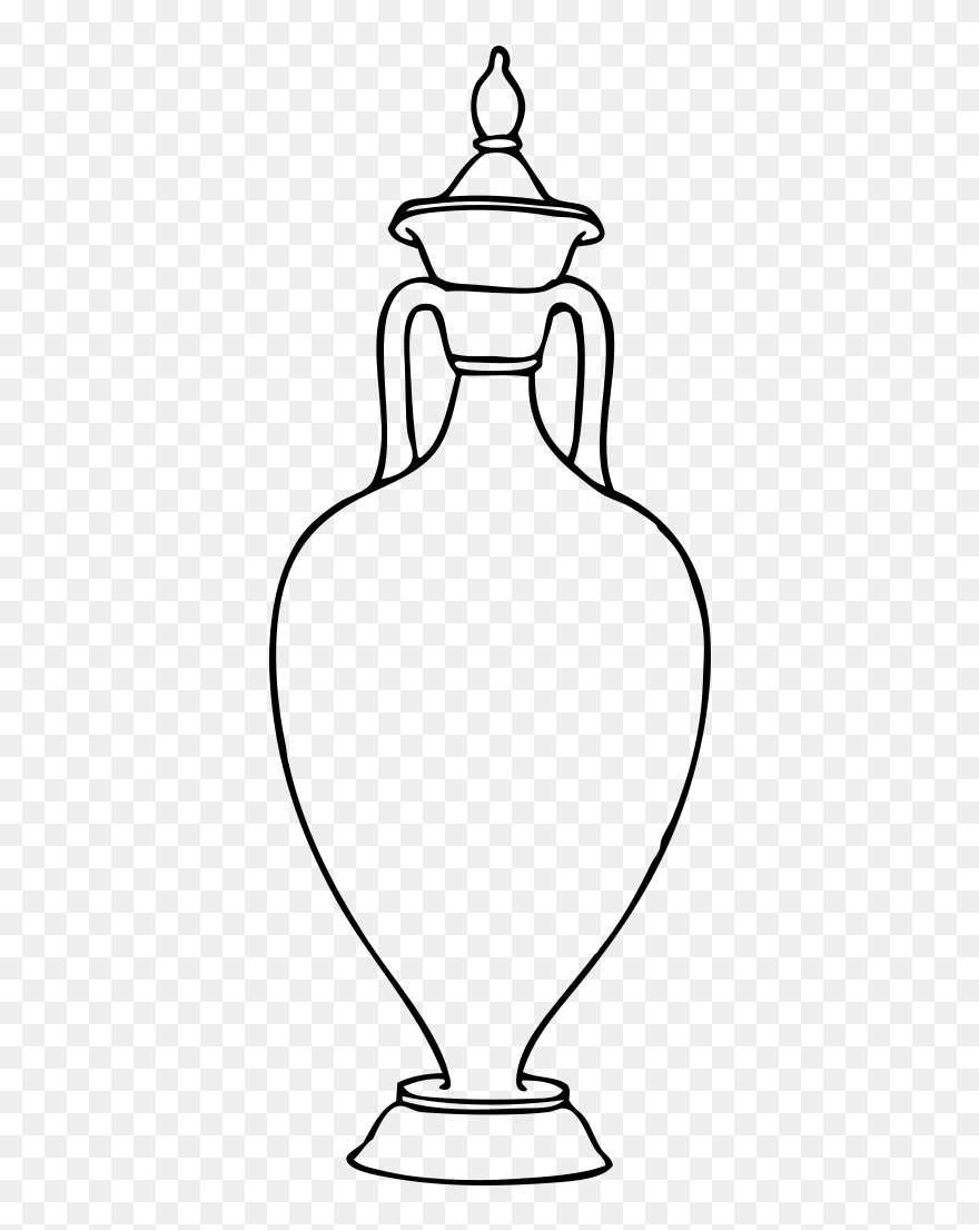 Greek Vase Template Clipart