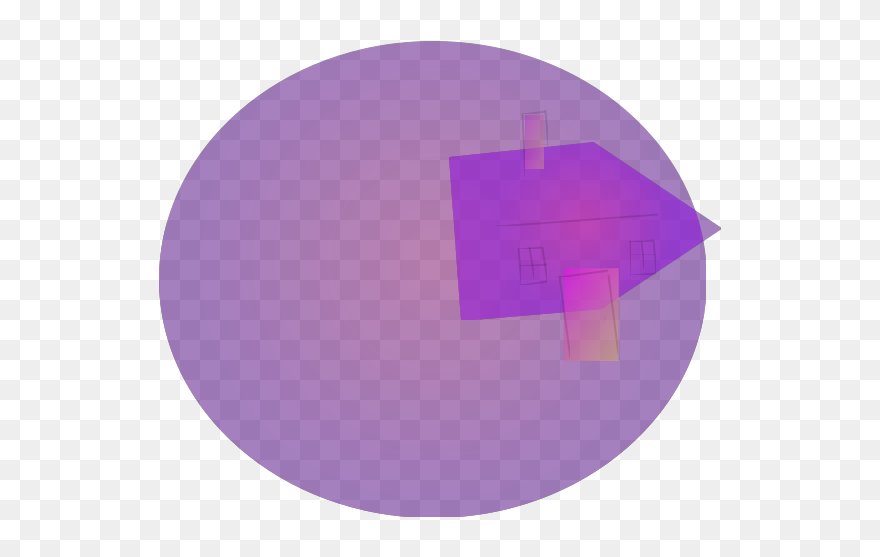 Isometric House Svg Clip Arts - Circle - Png Download