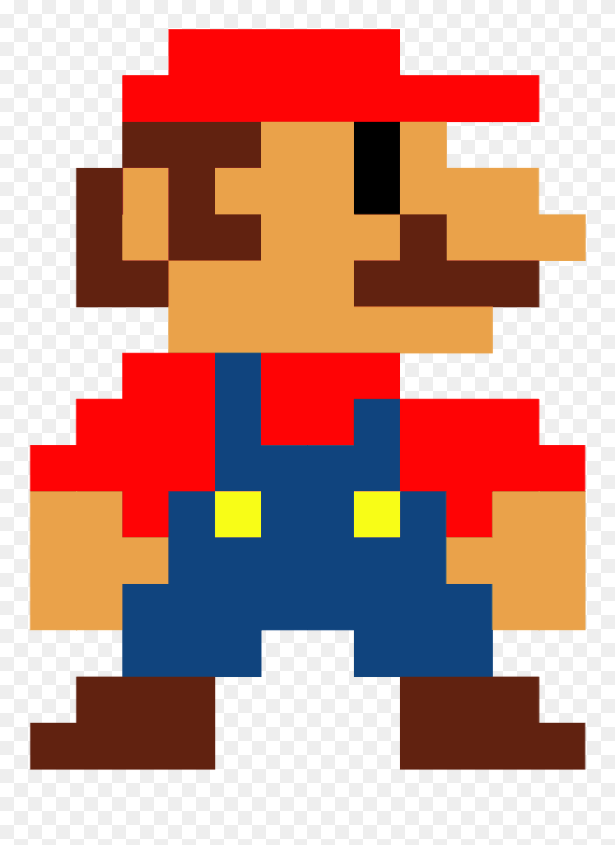 Mario Bros 8 Bits Clipart