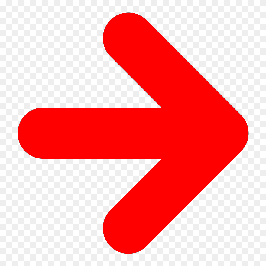 Red Right Arrow Clip Art - Right Arrow Red Png Transparent Png