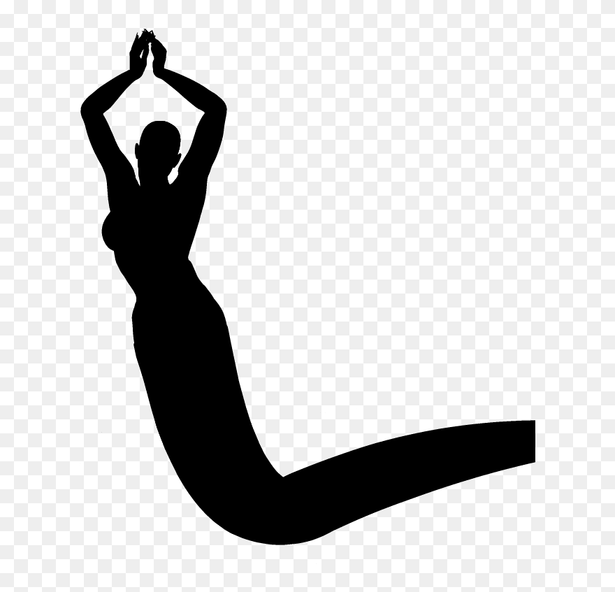 Silhouette Physical Fitness Black White Clip Art - Jungle Thrills Naga Archita - Png Download
