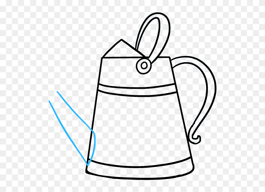 How To Draw Watering Can - Watering Can Easy Drawing Clipart