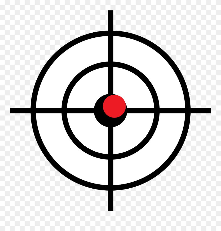 Target Svg Archery - Transparent Shooting Target Png Clipart
