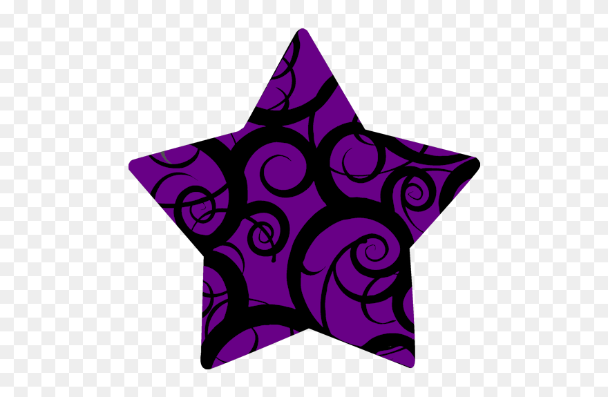 Girly Clipart Star - Circle - Png Download
