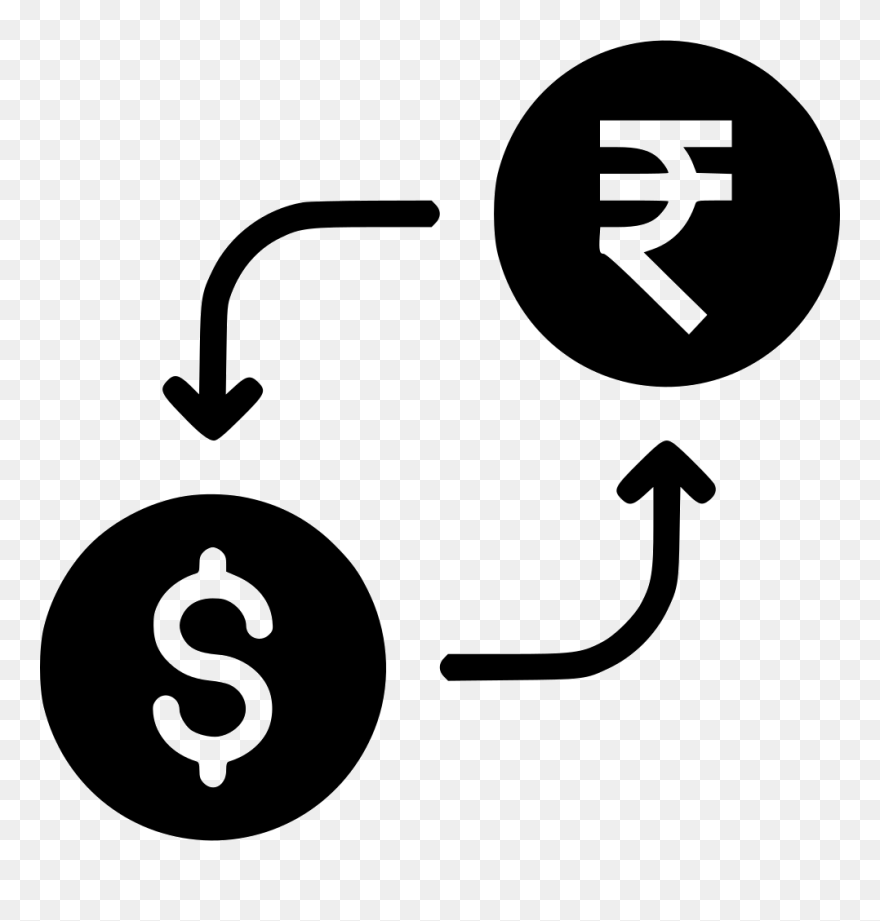 Dollar Png Icon - Rupee And Dollar Icon Clipart