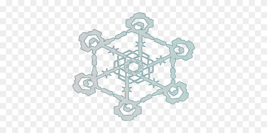 Snowflake Svg Clip Arts - Cross - Png Download