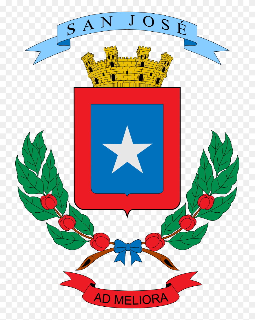 Escudo De La Provincia De San Jose Costa Rica Clipart