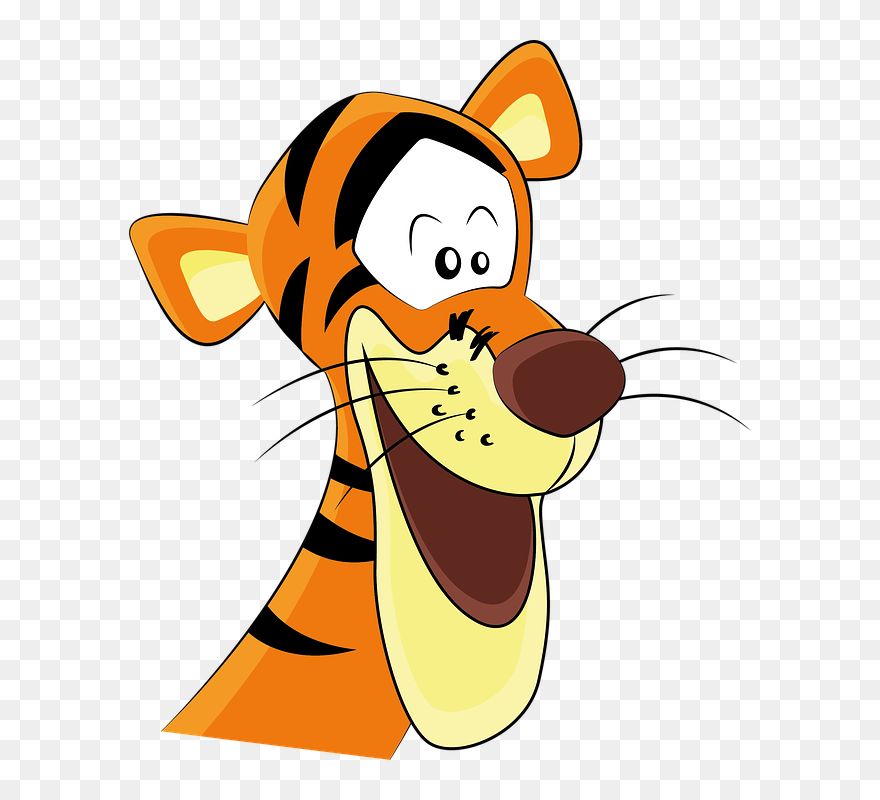 Cute Tiger Clipart 11, Buy Clip Art - Tigger Jokes - Png Download