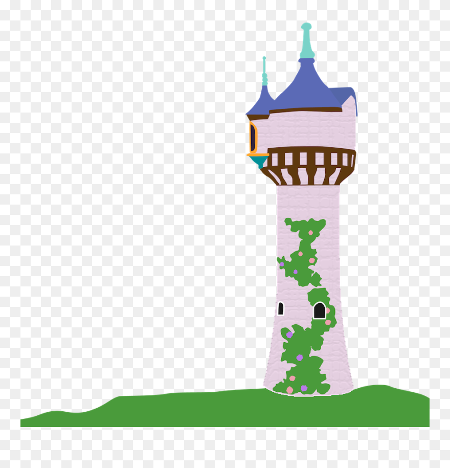 Rapunzel Hair Clip Art - Png Download