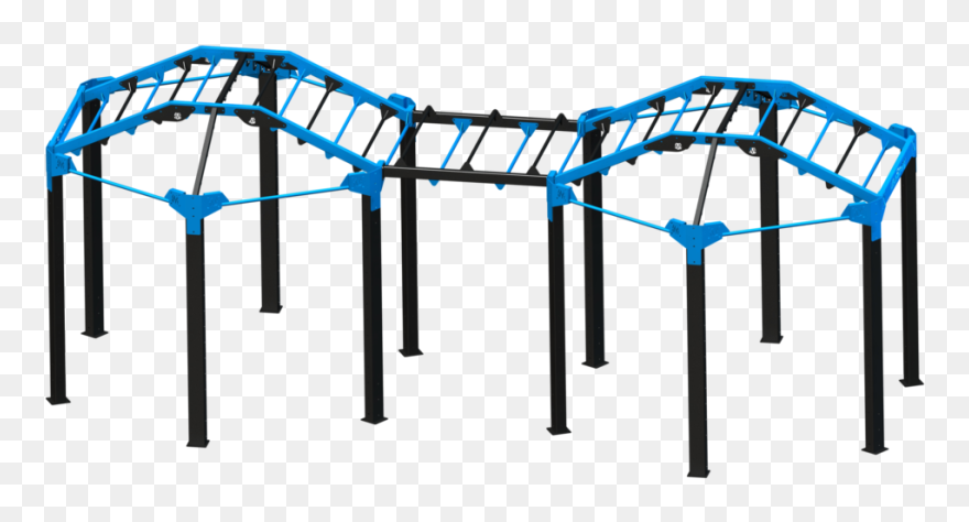 The Super Nova-12 Fts - Horizontal Ladder Monkey Bars Clipart - Png Download