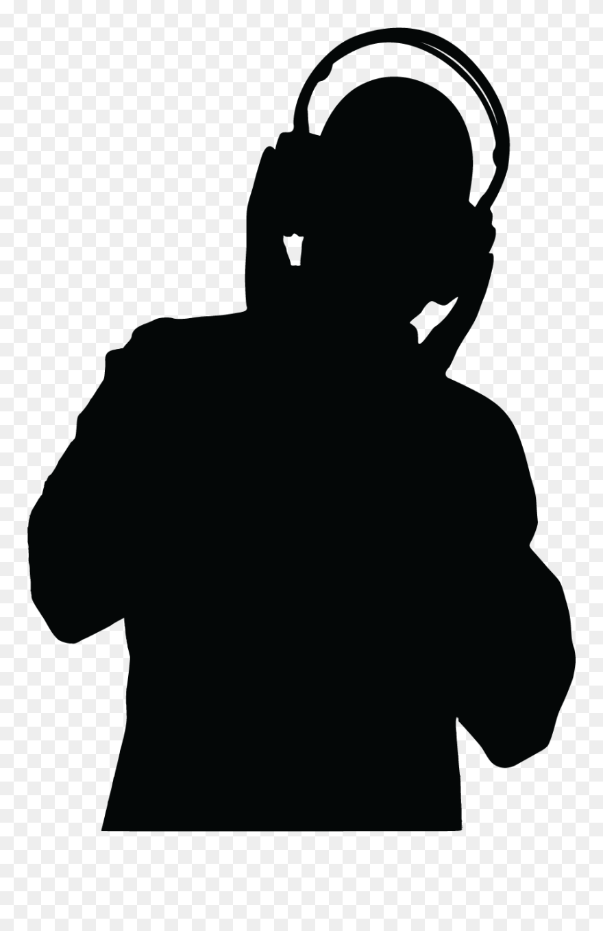 Silhouettes Of Girls Crying Clipart