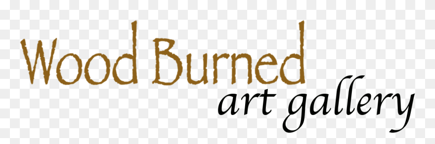 Wood Burned Art Gallery - Calligraphy Clipart