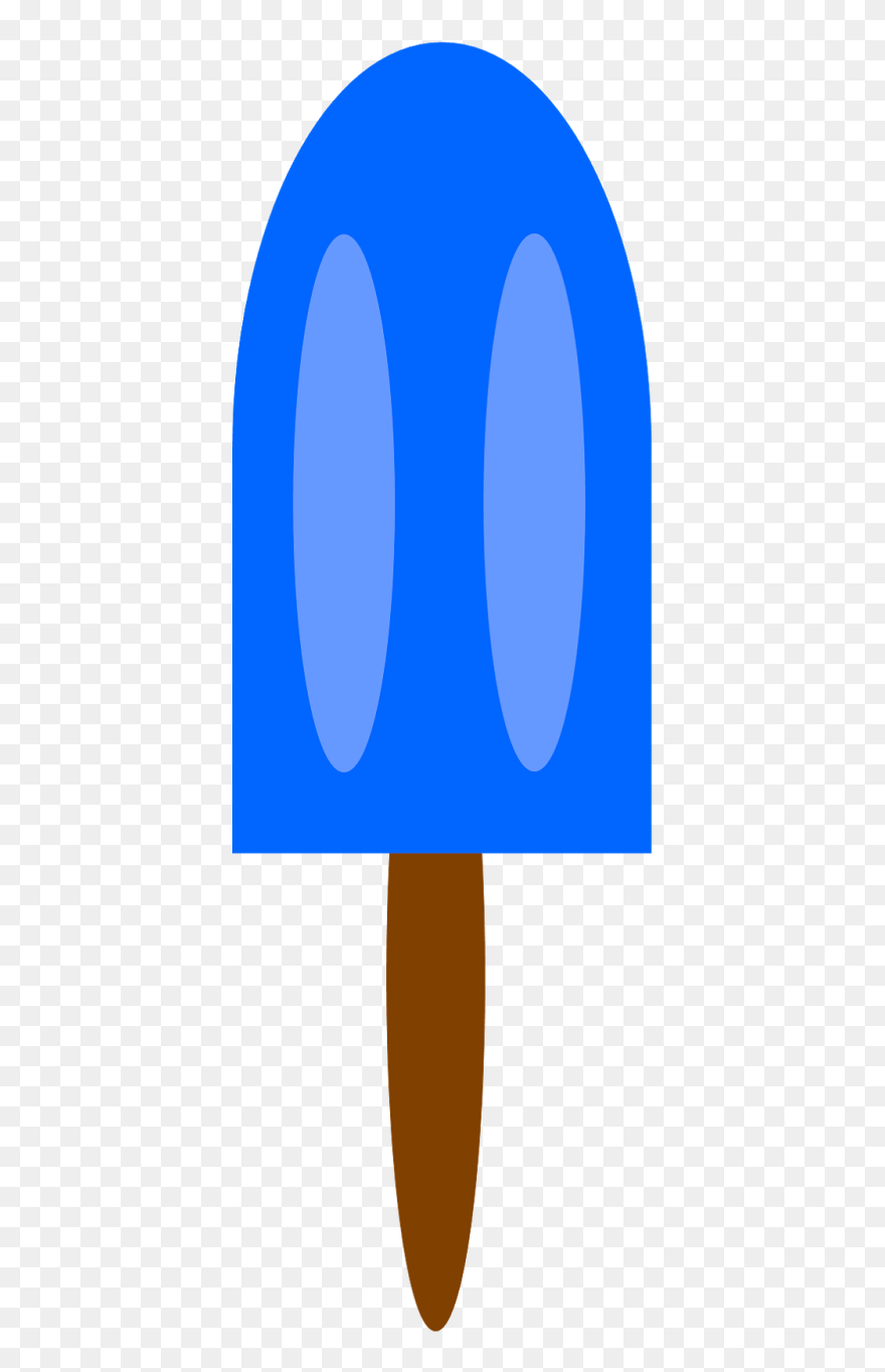 July Clipart Red White Blue Popsicle, July Red White - Png Download