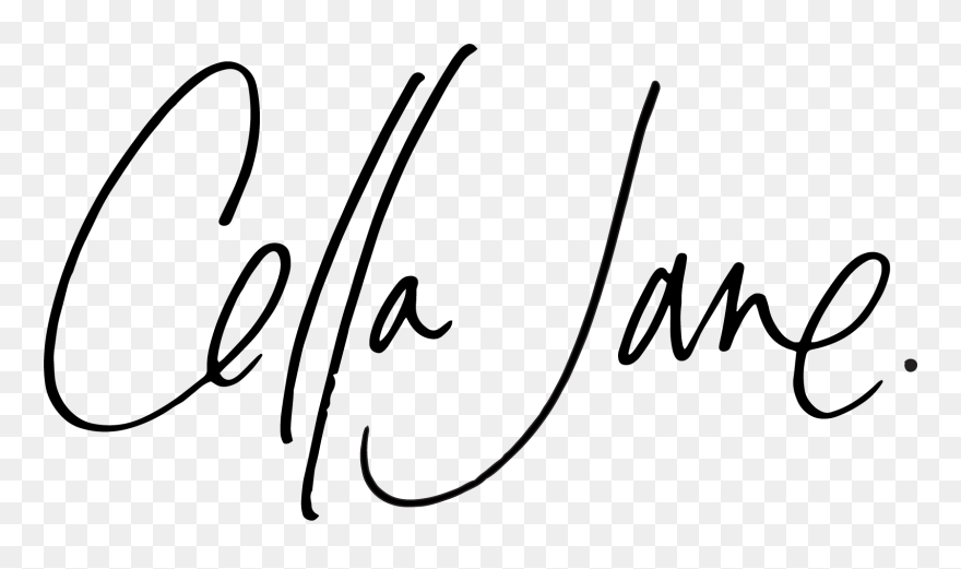 Cella Jane Logo - Calligraphy Clipart
