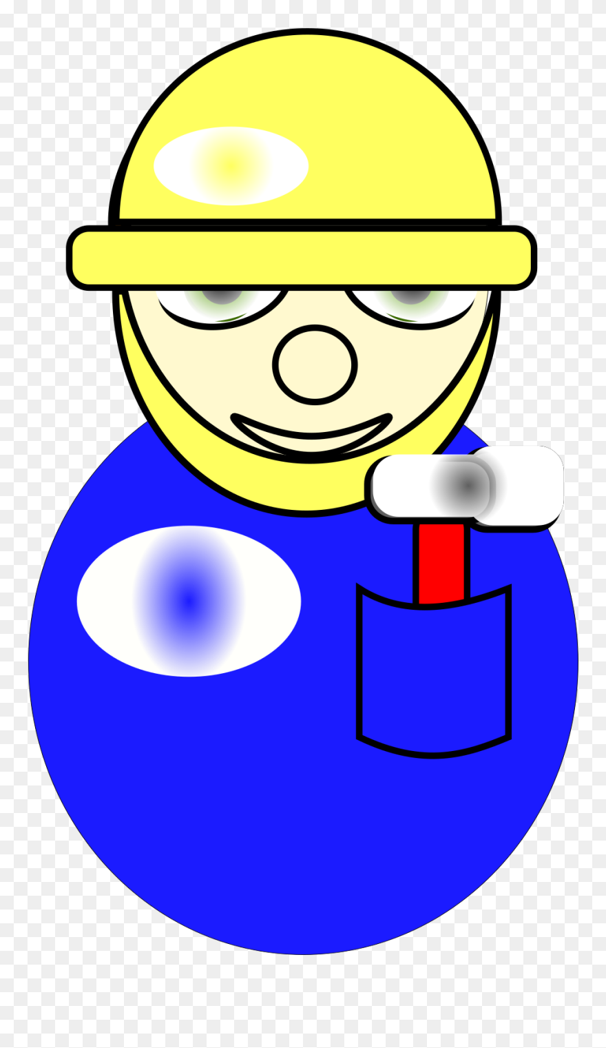 Avatar Pekerja Clipart
