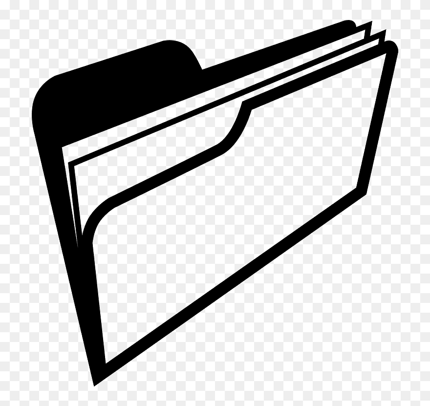 File Folder Emoji Clipart - Dossier Emoji - Png Download
