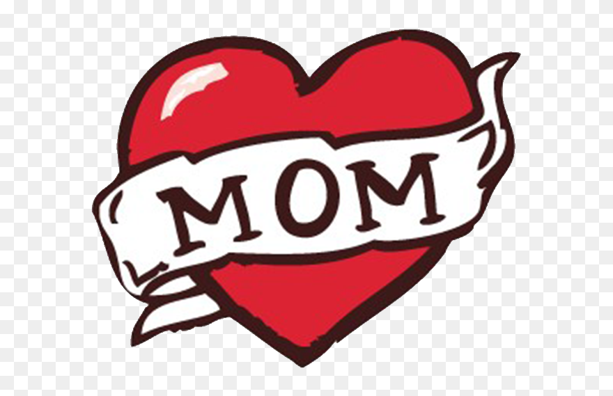 Flash Tattoo Mom Heart Clipart