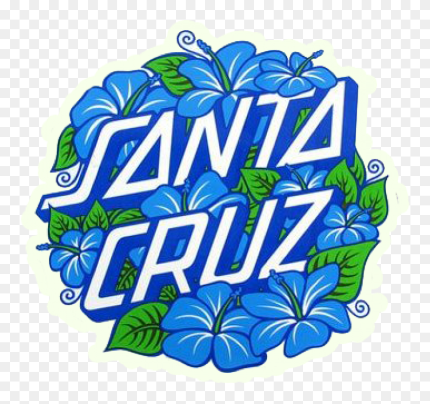 Santa Cruz Hibiscus Dot - Santa Cruz Clipart