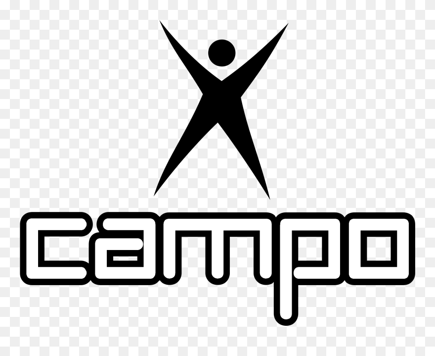 Campo Alpinus Logo Black And White - Sign Clipart