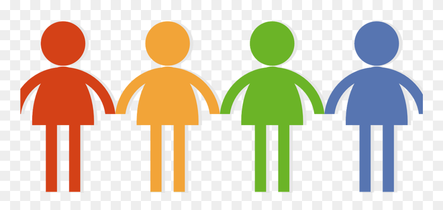 Brave Clipart Bold Person - Clip Art Kids Holding Hands - Png Download