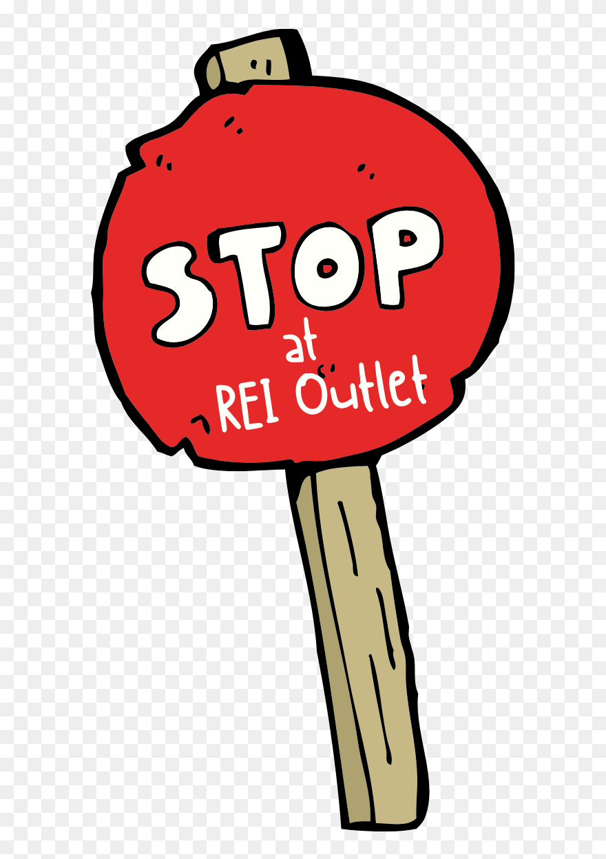 Rei Red Stop Sign Without The - Stop Sign Cute Clipart