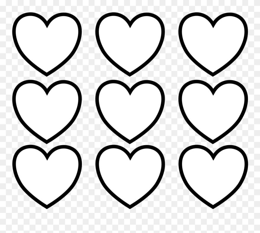Free Printable Heart Coloring Pages For Kids Heart - Cute Hearts Coloring Pages Clipart