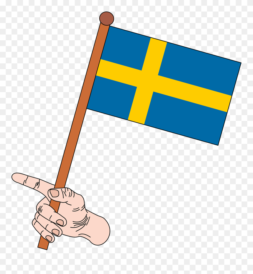 Flaga Szwecji Bez Tła Clipart