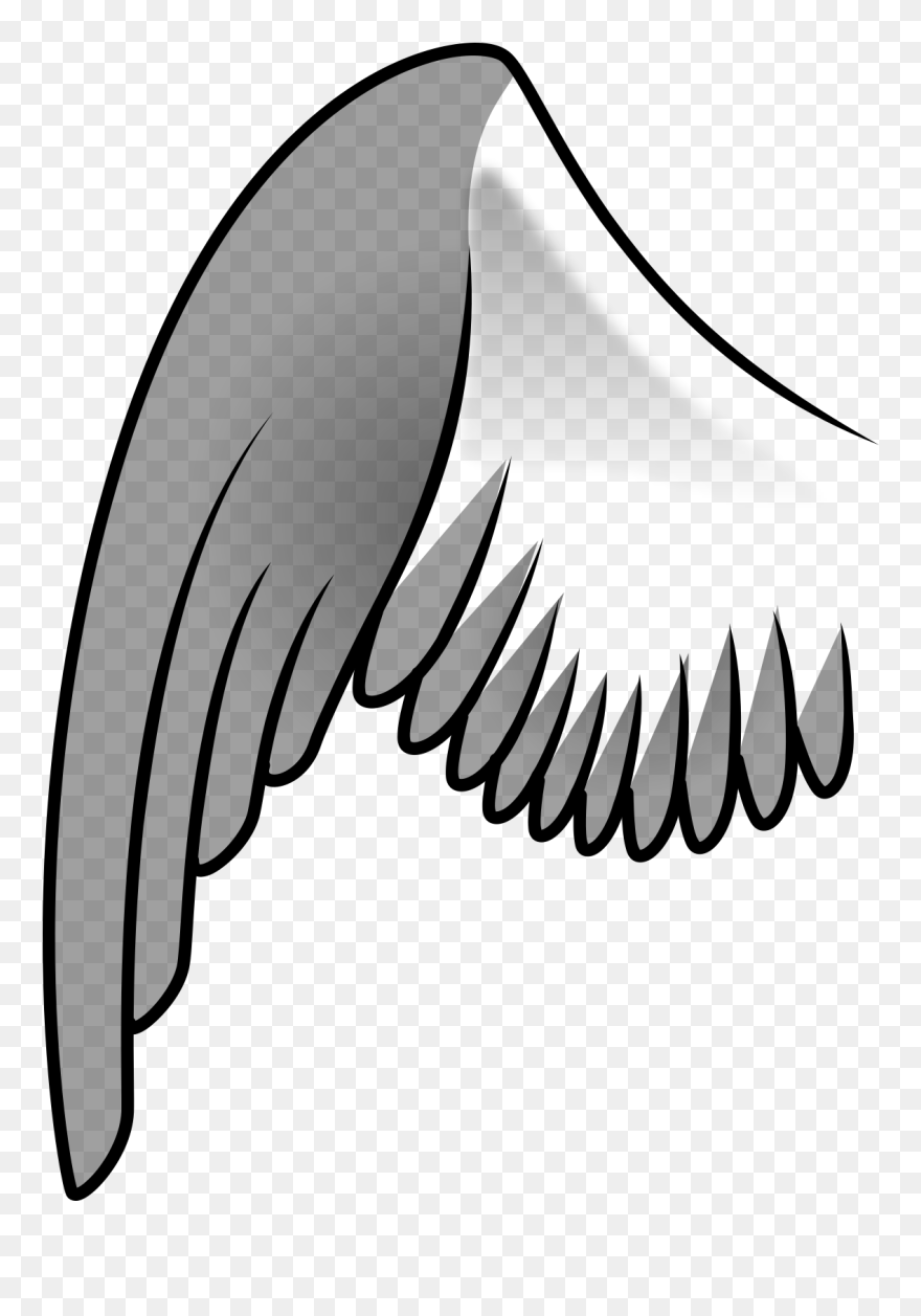 Transparent Left Angel Wing Clipart