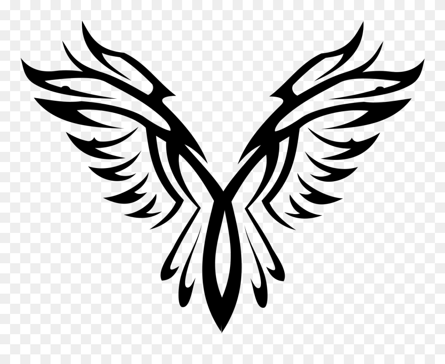 Logo Eagle Black And White Clipart