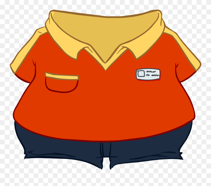 Club Penguin Wiki - Codigos Free Penguin Ropa De Uniforme De Trabajo Clipart