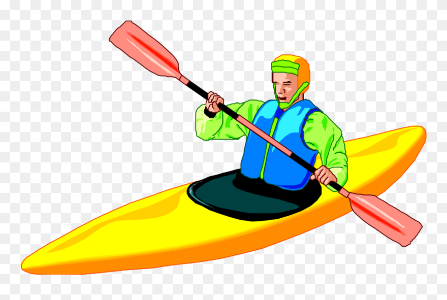 Kayak Clipart Boat Oar - Kayak Clipart Png Transparent Png