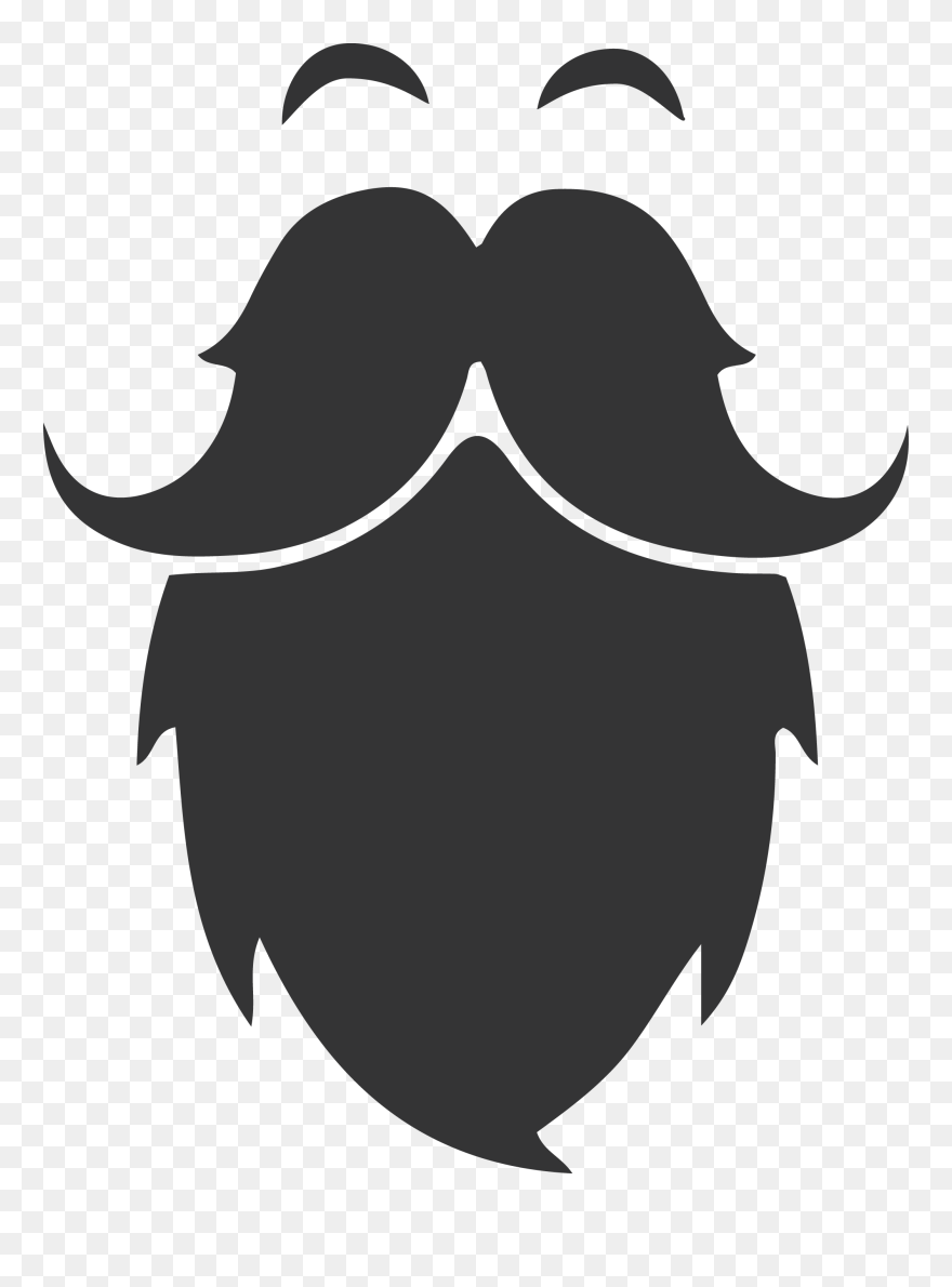 Laughing Beards Moustache Brand - Waiting For My Beard To Grow Clipart