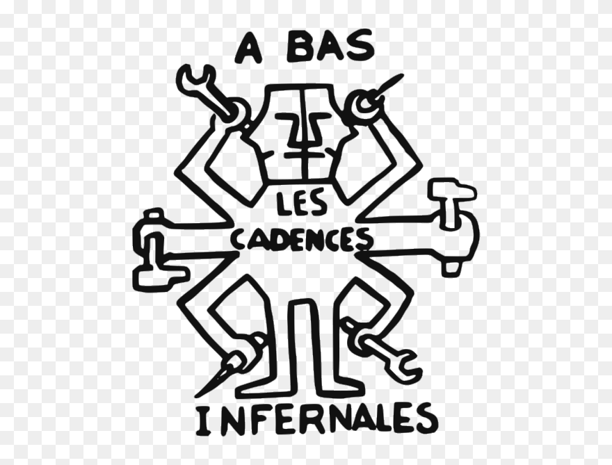 Multi-task Png Icons - Affiche A Bas Les Cadences Infernales Clipart