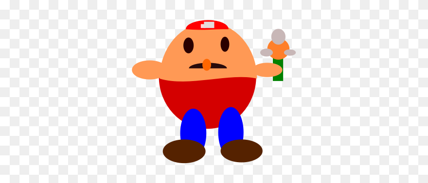 Mario - Cartoon Egg Man Clipart