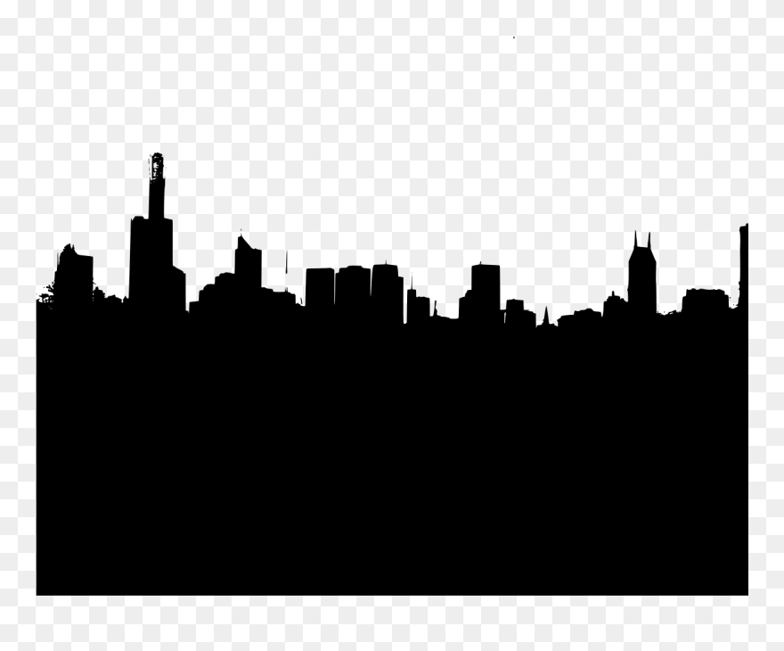 City Skyline Silhouette Clipart