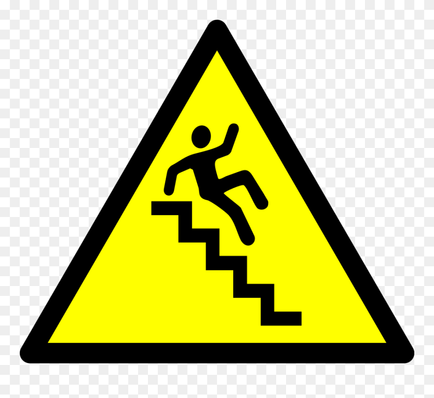 Steps Clipart Stair Side View - Radiation Symbol - Png Download