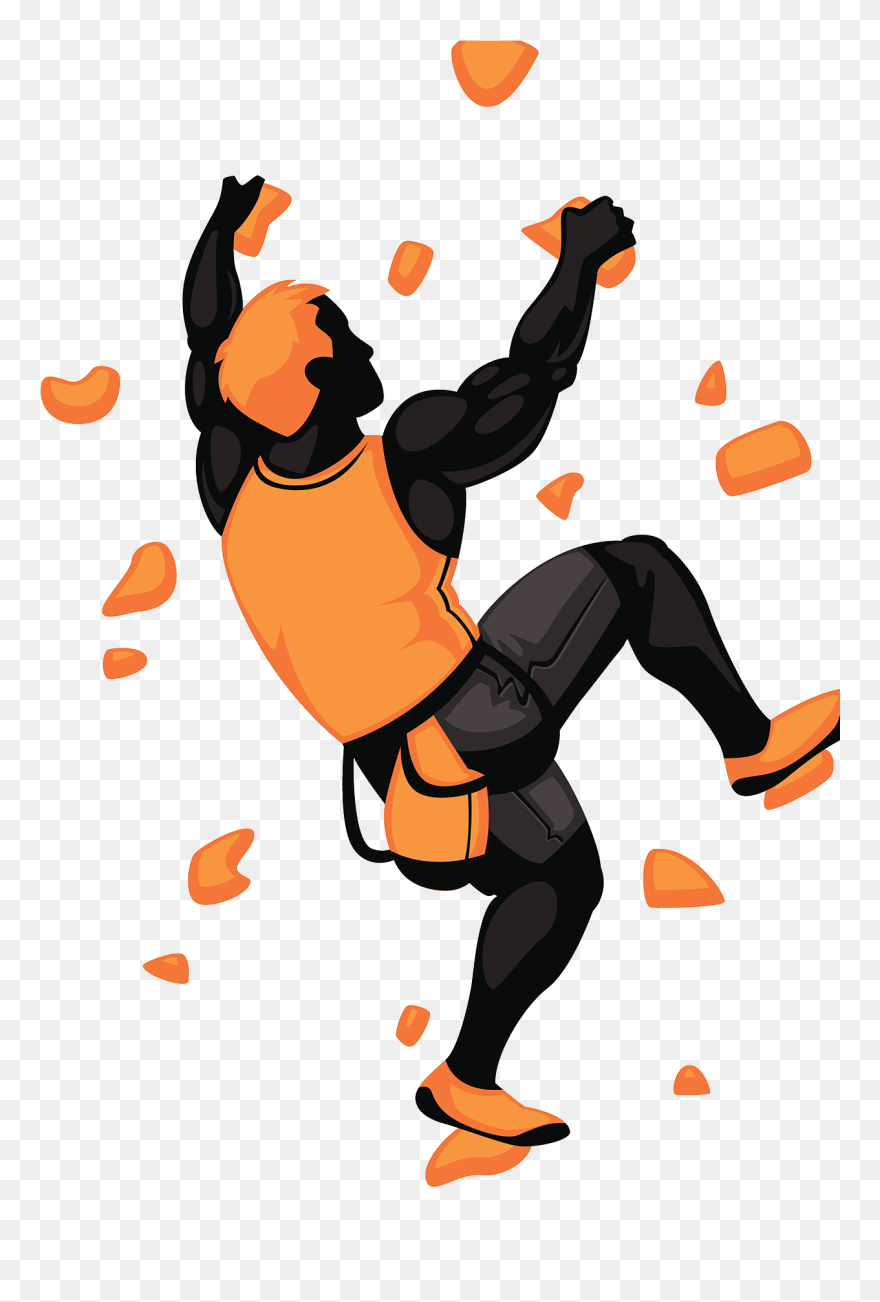 Adventure Climbing Png File - Climbing Illustration Clipart