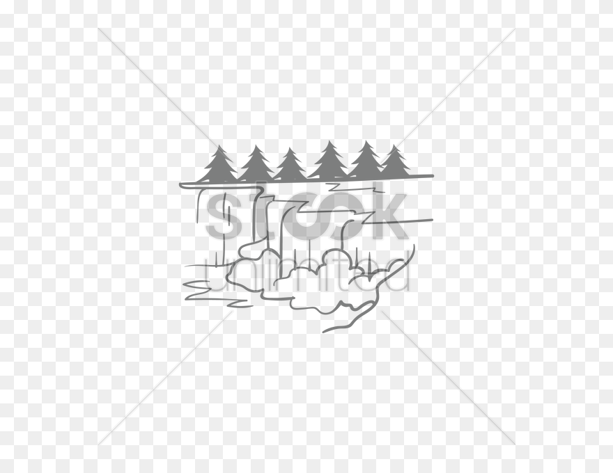 Niagara Falls Vector Image - Vector Graphics Clipart