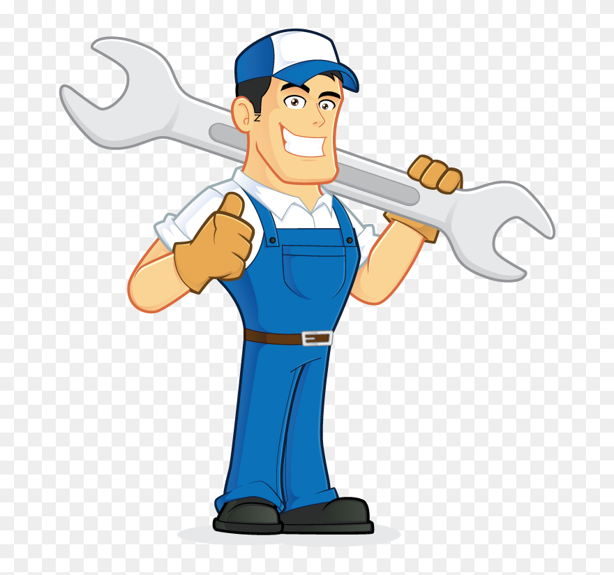 Home Able About - Mechanic As Cartoon Clipart