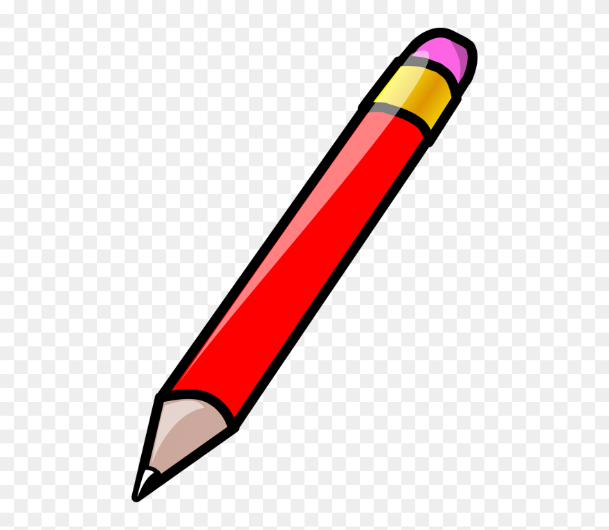 Pencil Eraser Rubber - Pencil Clipart - Png Download