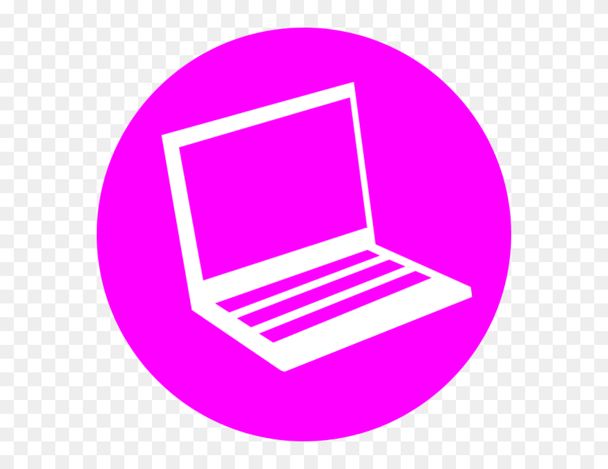 Transparent Notebook Clipart - Icon Laptop Vector Png