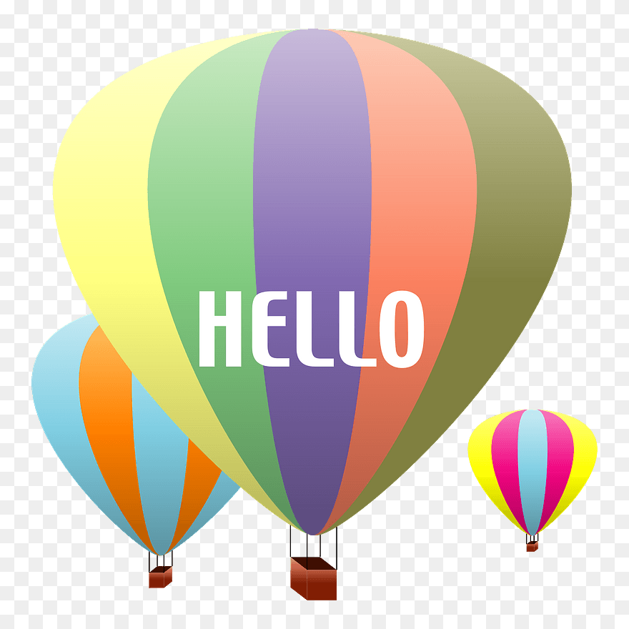 Hot Air Balloon Clipart - Hot Air Balloon - Png Download