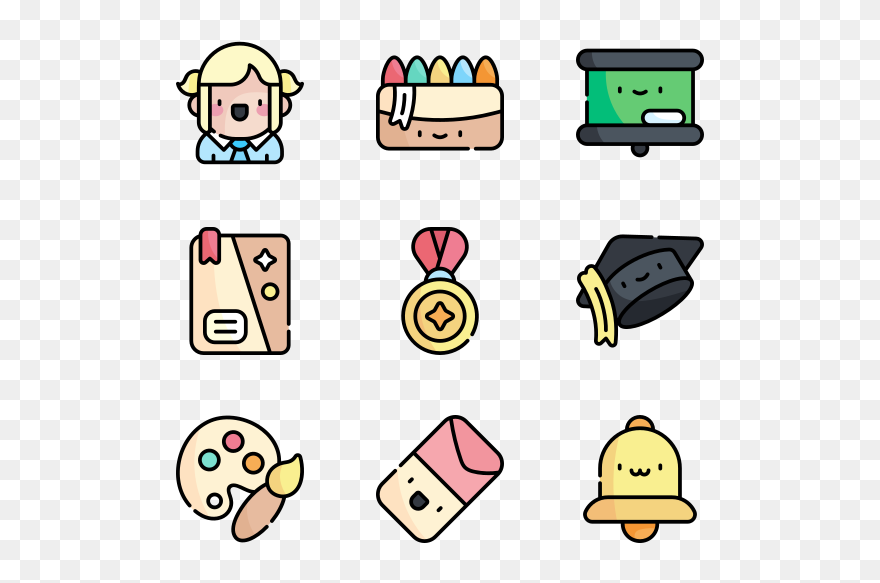 Kawaii Icons Png Clipart (#5739976) - PinClipart