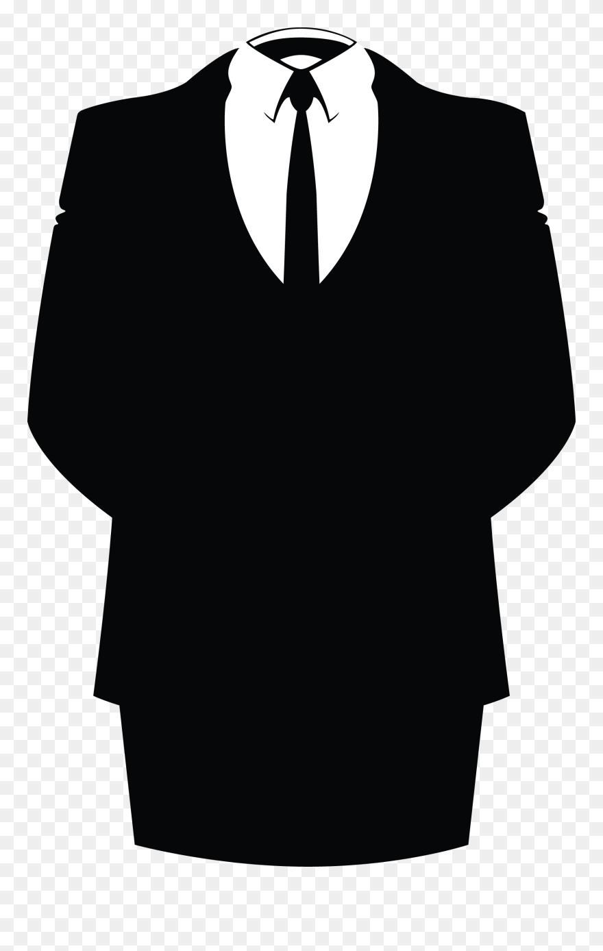 Anonymous Suit Clipart